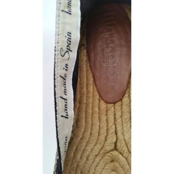 Viscata Mens Barcelona Canvas Black Espadrilles - Picture 5 of 8